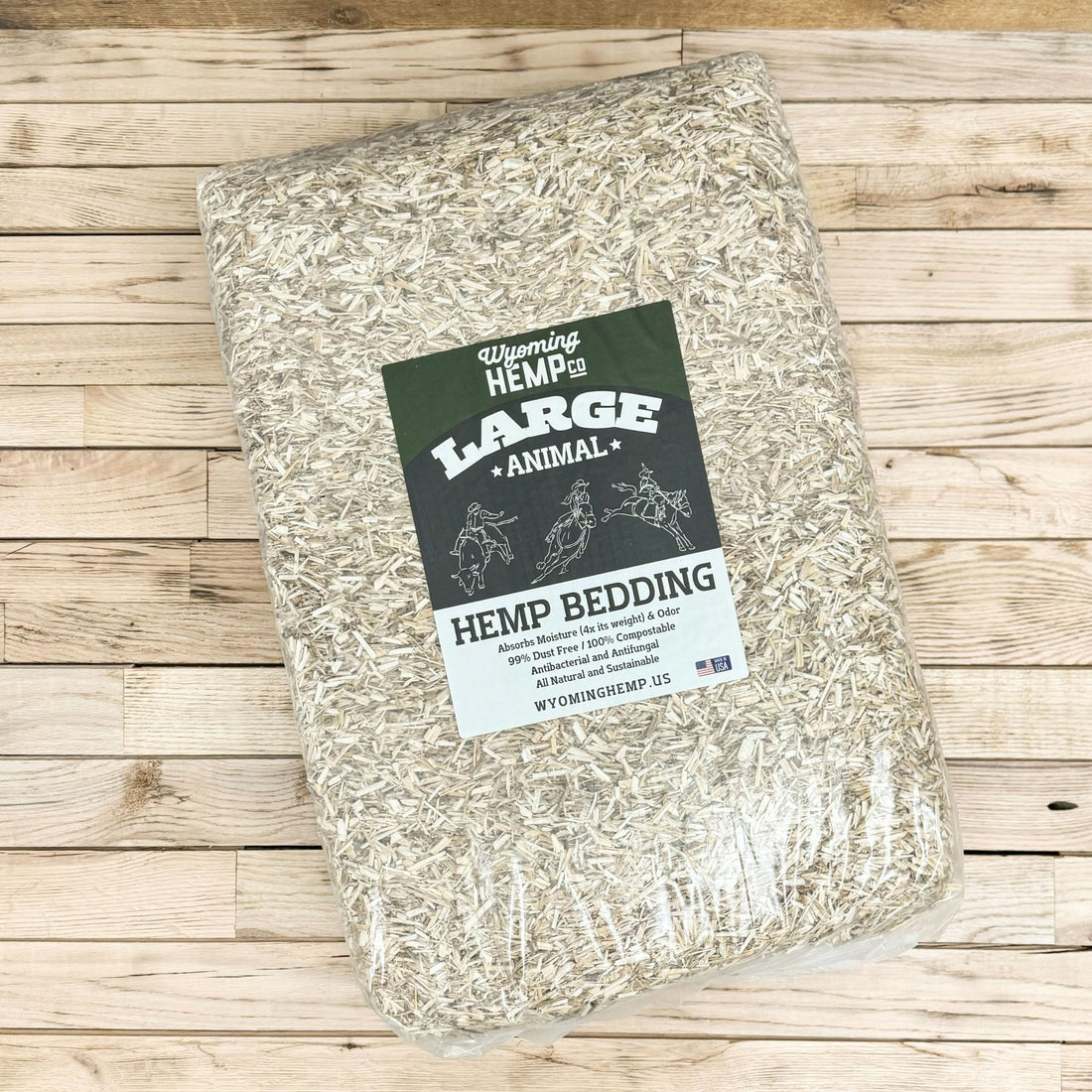 Large Animal Hemp Bedding - Wyoming Hemp Company