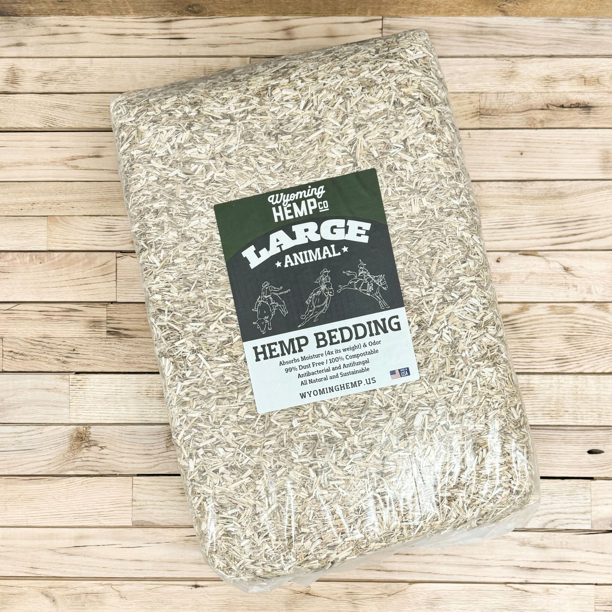 Large Animal Hemp Bedding - Wyoming Hemp Company