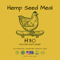 PRE - ORDER: H30 Hemp Seed Meal Pellets - Wyoming Hemp Company