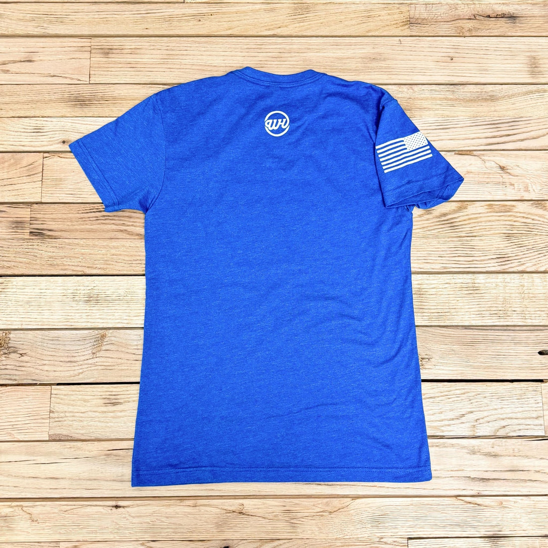 Unisex Wyoming Hemp Co. Logo Tee - Heather Cool Blue - Wyoming Hemp Company